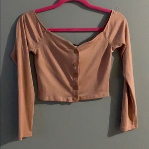 Pink FashionNova Off- the- Shoulder Top